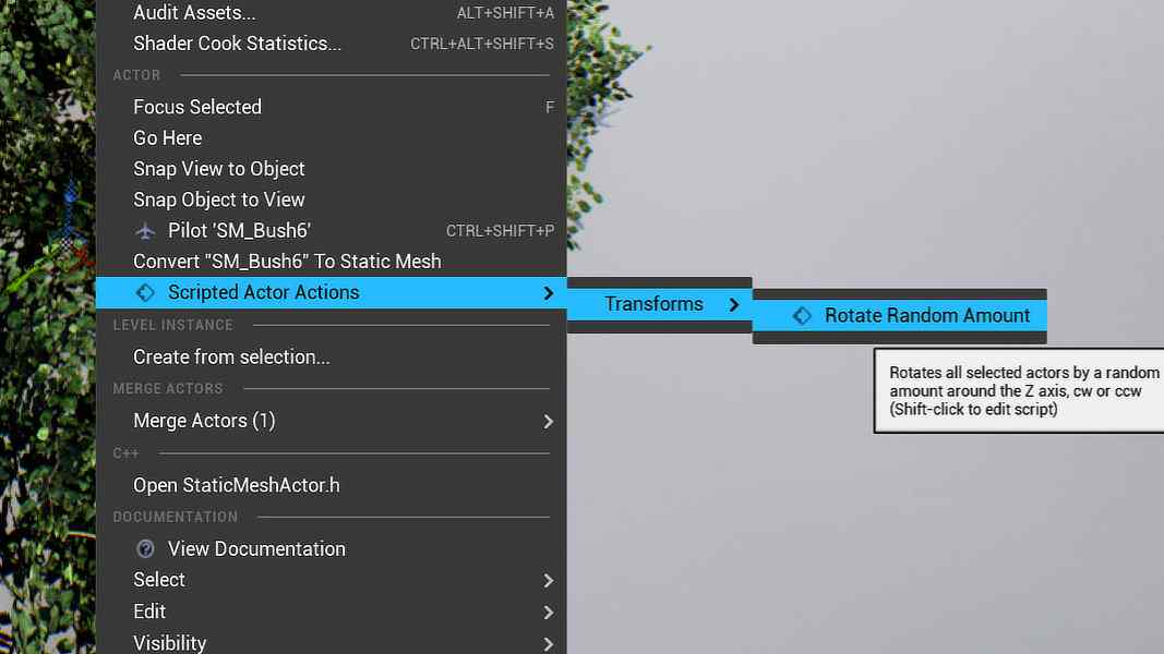 Using Scripted Actions in Unreal