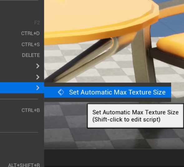 Adjusting Texture Sizes by Sharpness in Unreal